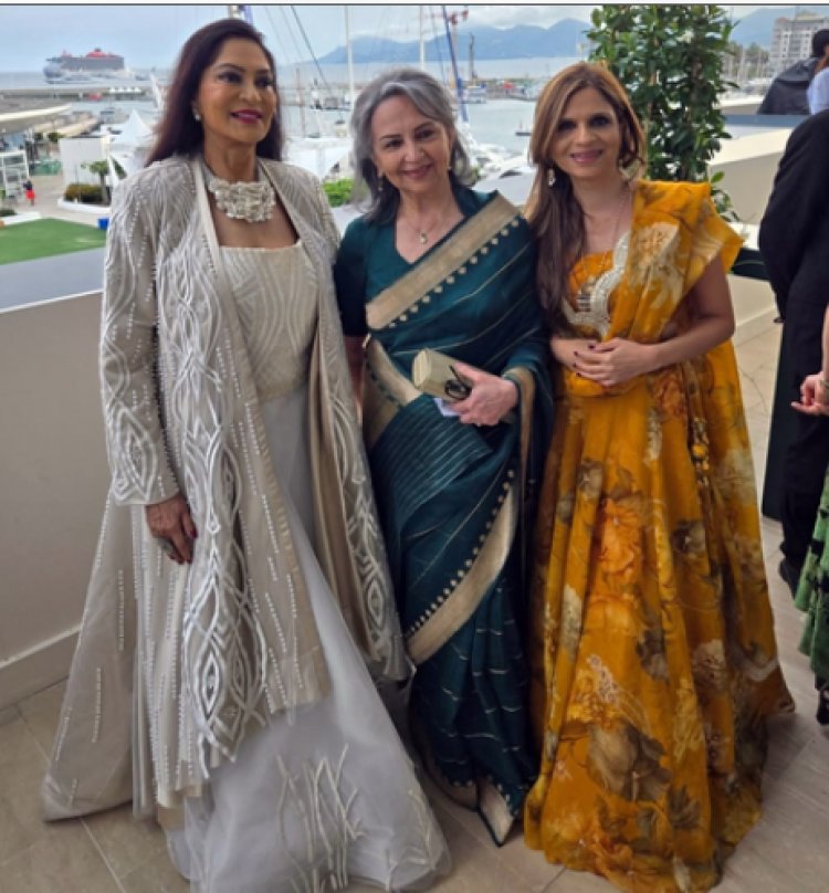 कान्स में मां शर्मिला टैगोर और सिमी गरेवाल के साथ सबा ने की यादें ताजा, साझा किए खास पल