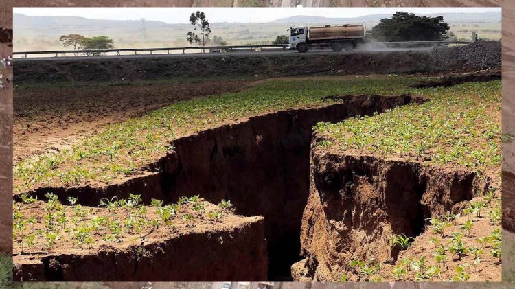 ज्वालामुखी और भूकंप से दो हिस्सों में टूट रहा अफ्रीका, 3500 KM लंबी दरार…