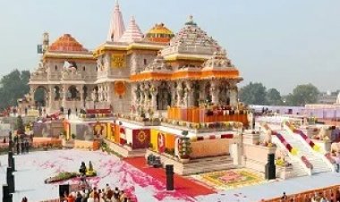 हे शुभारंभ हो शुभारंभ…मंत्रों के साथ हो रही राम दरबार की प्राण प्रतिष्ठा, सीएम योगी भी मौजूद