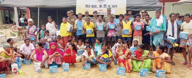 सीआरपीएफ का जनसंपर्क अभियान: चिन्नागेलुर व गुण्डम में सिविक एक्शन कार्यक्रम आयोजित