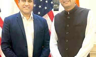 भारतीय वाणिज्य दूतावास न्यूयॉर्क में आनंद ने किया छत्तीसगढ़ के वित्तमंत्री का स्वागत