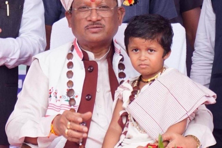 मुख्यमंत्री श्री विष्णुदेव साय का आत्मीय और वात्सल्यपूर्ण व्यवहार.