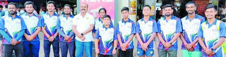 9वीं आईपा नेशनल पिक्लबॉल स्पर्धा में छग टीम रवाना