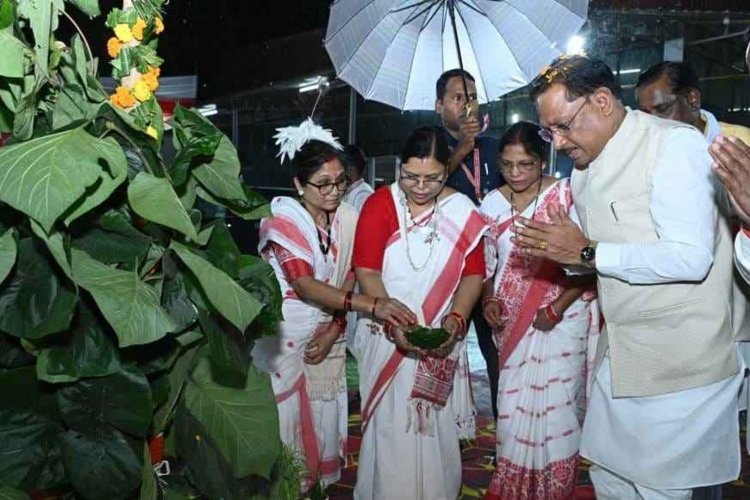 मुख्यमंत्री श्री विष्णु देव साय करम परब पर्व 2025 में हुए शामिल.